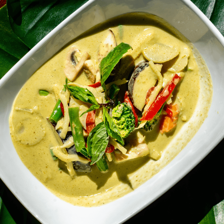 Delicious Green Curry Awaits