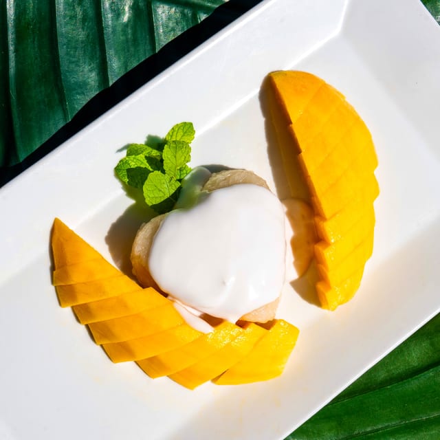 Mango with Sweet Sticky Rice.