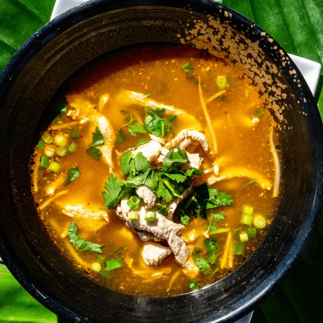 L Tom Yum Noodle Soup.